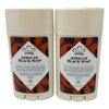 Nubian Heritage 24 Hour All Natural Deodorant African Black Soap With African Black Soap Extract, Shea Butter, Grapefruit Seed Extract, Vitamin E and Sandalwood Oil, 2.25 oz (64 g) each