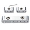 12-Piece Spark Plug Wire Separator and Holder Set for 8mm 9mm 10mm Spark Plug Wire Holder Clips - Keep your wires organized and protected! (silver)