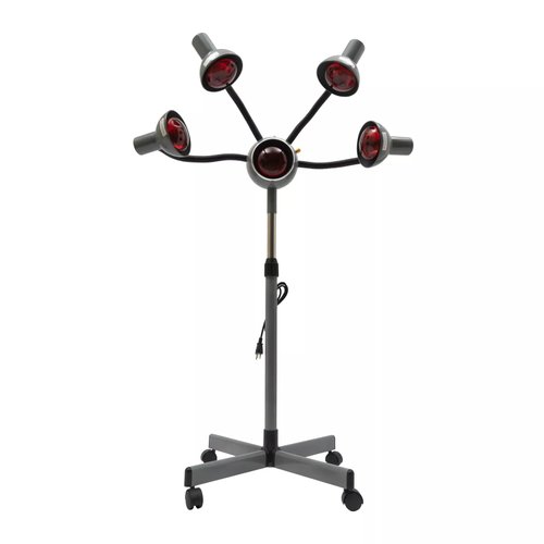 5 Heads Salon Infrared Lamp Infrared Heat Hair Color Processing Drying Hair Care for Beauty Salons, Studios, Families and Professional Salon