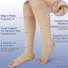 Beister 20-30 mmHg Knee High Compression Socks for Women Men Calf Varicose Veins