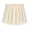 Royal Designs Empire English Pleat Basic Lamp Shade, Beige, 8 x 12.5 x 7.5