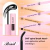 Lash Bond and Seal Kit with Lash Remover Tweezers Eyelash Glue For Eyelash Bond Cluster Lashes Glue Lash Bond and Seal Waterproof 72H Strong Hold Individual Lashes Glue by GVEFETIEE