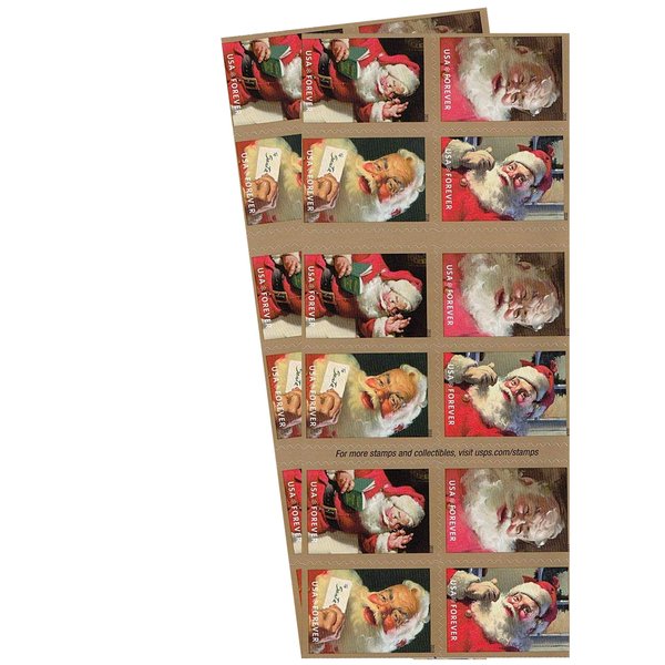 Sparkling Holiday Forever Postage Stamp 2 Books of 20 First Class US Postal Christmas Celebrations Wedding Anniversary Party Traditions (40 Stamps)