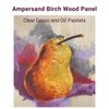 Ampersand Art Supply Birch Wood Art Painting Panels (3-Pack) 7/8 Inch Cradled Profile, 10"x10"