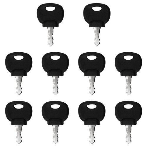 14707 Heavy Equipment Ignition Key,Ignition Keys for Hamm Bomag Volvo Bobcat Caterpillar JCB New Holland Dynapac Terex Skytrak 14707 5755124 8035807 8U-9569 14603(10 packs)