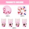 Breast Cancer Awareness Party Supplies Breast Cancer Party Favors Tableware Includes Cups Plates Napkins for Breast Cancer Party Decoration