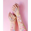 FRESHME Pink Temporary Tattoos Girls - 78 Styles Slumber Party Birthday Supplies, Sleepover Party Cute Decorations, Party Favors Sleepover Accessory Activity
