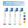 Toothbrush Heads, Electric Toothbrush Replacement Toothbrush Heads Compatible with Oral B Braun 7000/Pro 1000/9600/ 5000/3000/8000 (4 Pack)