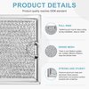 Microwave Oven Grease Filter WB06X10309 Compatible with GE WB06X10359 Microwave Filter Replacement Parts by AMI PARTS- 7-5/8 x 5 x 3/32 Inch 2 Packs
