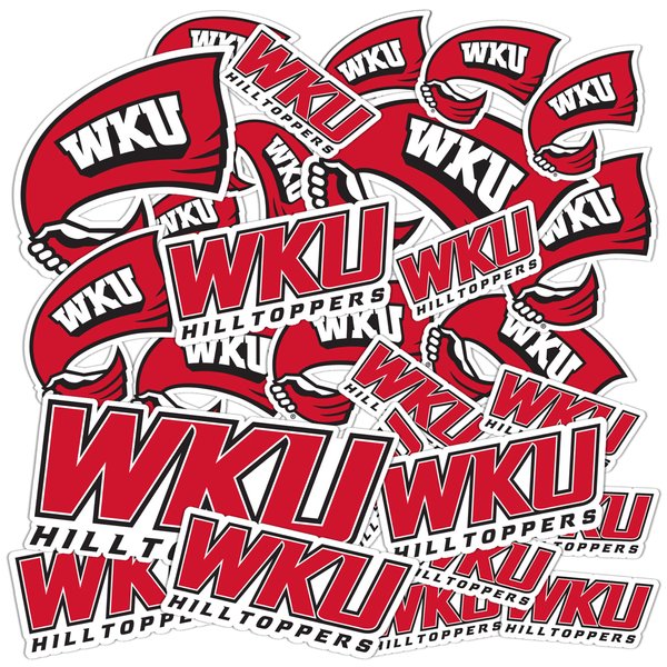 Desert Cactus Western Kentucky University Stickers WKU Hilltoppers Vinyl Decals Laptop Water Bottle Car Scrapbook11.42x8.9 T1 (Type 1-1)