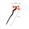 Autumn Maple Leaves Vintage Hair Stick Wooden Hair Pin Hair Accessories Chopsticks Barrette for Women MGPFERD