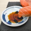 LOVE LOVE JAPAN Dessert Sushi Soy Sauce Salad Small Plate Set Ceramic Cats Design Set of 5 Made In Japan Sleeping Cat