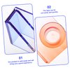 Mini Tape Dispenser Gradient Color Portable Tape Holder for Office and Home and Sticker Accessory Lightweight and Reusable Design