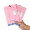 FACETORY Bouncy Bum Defining Butt Mask with Caffeine, Rosehip Oil, and Ferments - Spa Sheet Mask for the Body- Renewing, Hydrating, Softening - Includes 2 Masks 1 for Each Cheek, 3 Pairs