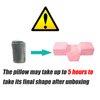 Sankell Beauty Salon Lash Pillow,Comfortable Velvet Memory Foam Eyelash Extension Pillow,Ergonomic Neck Pillow,Protect The Neck When Used for Lash Extension Grafting Make Up(Pink)