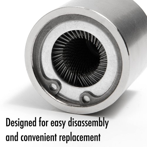 Vouyar 1/2" Full-Metal Copper Pipe Cleaner, Tube Cleaning Brush for Drill with Replaceable Brushes, for Professional Plumbers and Industrial Purposes