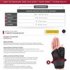 OTC OTC Wrist-Thumb Splint, 6-Inch Petite or Youth Size, Lightweight Breathable, Small