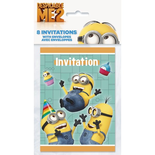 Despicable Me Invitations, 8ct