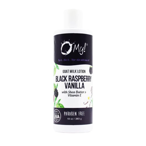 O My! Goat Milk Lotion | Made with Farm-Fresh Goat Milk | Shea Butter and Vit E | Free of Parabens & More | Handcrafted in USA