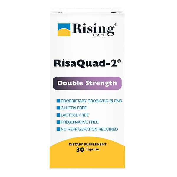Risaquad-2 Ds Capsules ***Ris, Size: 30 - 375mg Probiotic Dietary Supplement Capsules.