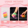 3 Pcs Exfoliating Bath Sponges for Shower,ＴＩＺＹＦＦ Bath Sponge Loofah for Body Wash Bathroom Vivid Colors Soft Bathing Accessories