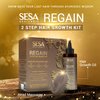 SESA Ayurvedic Regain 2 Step Hair Oil Growth Kit With 26 Herbs And 6 Essential Oils Promotes Hair Growth Reduces Hair Fall With Massager Natural Hair Oil For Women And Men, 100 Ml or 3.38 oz