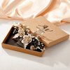AW BRIDAL Bridal Hair Comb Pearl Flower Wedding Hair Pieces for Bride Hair Accessories Wedding Hair Comb Clips (Gold)