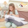 22'' Husky Stuffed Animal Plush Pillow, Huskies Anime Body Pillow, Kawaii Stuff Animal PlushToy, Big Plushie Stuffed Dog Anime Plush Throw Pillow Gifts for Boys Girls