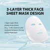 Lululun 32pcs Facial Sheet Mask, Moisturizing Face Mask Sheet & Anti Aging Face Mask Pack Set for Beauty Skincare, PRECIOUS RED