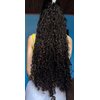 PEEKABOO Deep Wave for Braiding Hair No Weft Brazilian Virgin Human Hair Extensions for One Bundle(1 Bundle 50g) Micro 100% Unprocessed Human Hair 10A Natural Black Human Hair Deep Wavy 18 inch