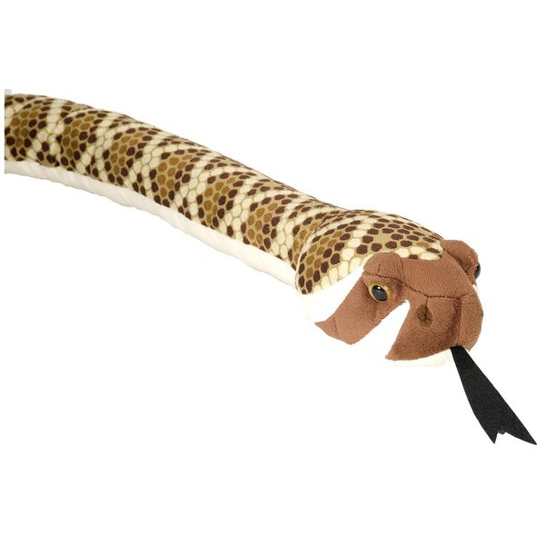 Wild Republic Snake Plush, Stuffed Animal, Plush Toy, Gifts for Kids, Western Diamondback 70"