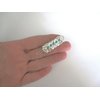 Generic Turquoise blue and silver metal hair clip barrette fine thin hair