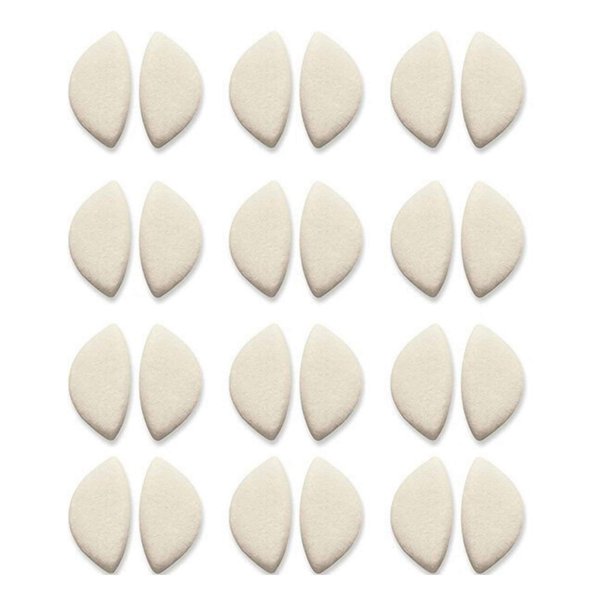Hapad Scaphoid Pads - Arch Support Insoles to Relieve Arch Pain - Durable Foot Arch Support Shoe Inserts, 100% Wool Felt, Self Adhesive, 5/16 Inch Thick, Small (Pack of 12 Pairs)