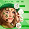 St Patricks Day Temporary Tattoos,100+Pcs Shamrock Face Body Tattoo For Kids Adult Saint Patrick’s Day Boys Girls Makeup Decorative Stickers Irish Party Leprechauns Favor For Birthday Supplies Gifts