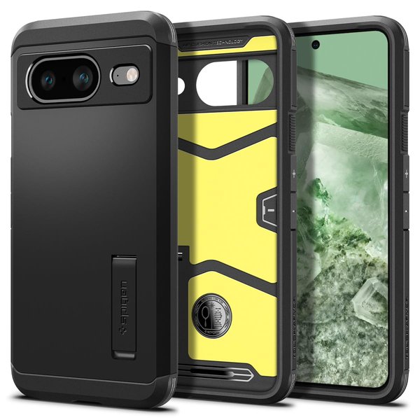 Spigen Tough Armor Designed for Pixel 8 Case (2023) - Black