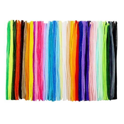 TOAOB 400pcs Pipe Cleaners Assorted Pipe Cleaners Craft Supplies 25 Colors Chenille Stems for DIY Art Crafts Project Decorations 6mm x 12 Inch