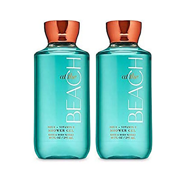 Bath & Body Works At The Beach Shower Gel Gift Sets For Women 10 Oz 2 Pack (At The Beach)