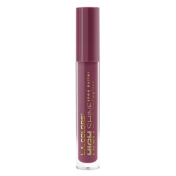 L.A. Colors High Shine Shea Butter Lip Gloss, Bohemian, 0.14 Ounce