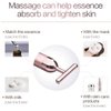 Horolas Beauty Bar 24k Golden Pulse Facial Massager, GOODYBUY T-Shape Electric Sign Face Massage Tools for Sensitive Skin Face Pull Tight Firming Lift