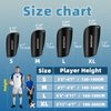 Sportout Adult Youth Kids Soccer Shin Guards,Comprehensive Protection for Your Leg, with Cushioned Ankle Protection to Prevent Injuries (Black-1, M)