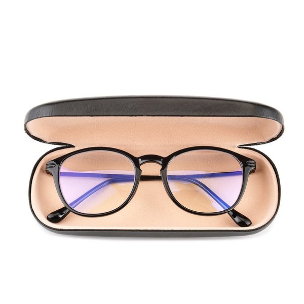 Computer Reading Glasses Anti Blue light Readers Reduce Eyestrain Unisex (Black, 2, x)