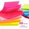 Early Buy 24 Pads Sticky Notes 8 Bright Color Self-Stick Notes 3 in x 3 in, 60 Sheets/Pad