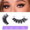 Dirbeauty Classic Cat Eye Lashes Wispy 16-18mm 8D Volume False Eyelashes 7 Pairs Pack Vegan Lashes (V01)