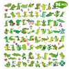 Generic Alligator Temporary Tattoos Crocodile Birthday Party Supplies Favors Decorations Super Cute 96PCS Fake Tattoos Stickers for Boys Girls School Classroom Rewards Gifts Ideal