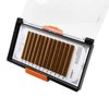 Scala Thickness 0.10mm C Curl Light Brown/Dark Brown/Black-Brown False lashes Individual Eyelash Extension Natural False Eyelashes (8mm, Light Brown)