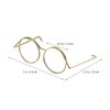 jojofuny 20pcs Doll Glasses Miniature Dress Eyeglasses, Small Doll Costume Glasses, Miniature Round Eyeglasses, for Dolls Pets Costume Accessories Cosplay