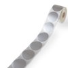 Matte Silver Foil 2" Embossing Seal Stickers / 500 Round Blank Silver Color Coding Labels / 2" Circle Envelope Seals for Embossers/Made in The USA