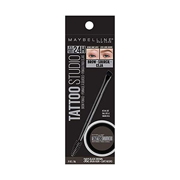 Maybelline Tattoostudio Brow Pomade Black Brown