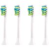 7am2m AM101/AM105 Electric Toothbrush Brush Heads x 4 for 7am2m Electric Toothbrush ONLY (White)