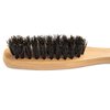 GranNaturals Teasing Boar Bristle Brush for Slicking Back Hair, Smoothing Ponytail Bun, Backcombing, Edge Control & Hair Sectioning - Wooden Slickback Hairbrush for a Sleek & Smooth Hairstyle